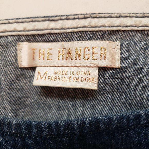 Denim Dress size Medium pockets blue - Picture 3 of 12